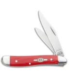 Case Cutlery Peanut Knife Smooth Red G-10 (10220 SS) 45404