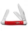 Case Stockman Knife Smooth Red G-10 (3" Polish) 45401