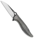 QSP Locust Liner Lock Knife Blue Micarta (3.875" Two Tone)