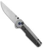 Kansept Mikkel Willumsen EDC Tac Knife Titanium/Shred CF (3.1" Stonewash)