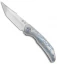 WingManEDC FERUS Frame Lock Knife Bronze Titanium  (3.25" Satin)