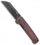 QSP Penguin Liner Lock Knife Copper (3.12" Black D2) QS130-L