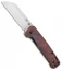 QSP Penguin Liner Lock Knife Copper (3.12" Satin D2)