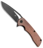 Kansept Knives Kryo Liner Lock Knife Anodized Copper (3.58" Black Stonewash)