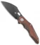 Bestech Knives Nogard Bronze Anadoized Ti Frame Lock w/Canvas Micarta Knife