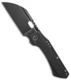 WE Knife Co. Roxi 3 Frame Lock Knife Black Titanium (3.1" Black)