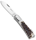 Mercury Hunting Lockback Knife Stag (3" Polish) 980-1DC