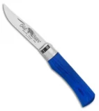 Antonini Old Bear Classical Large Folding Knife Blue Wood (3.4" Satin)