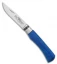 Antonini Old Bear Classical Medium Folding Knife Blue Wood (3.2" Satin)