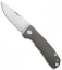 PMP Knives Harmony Slip Joint Knife Dark Gray Titanium (3" Satin)