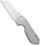Kansept Knives Steller Frame Lock Knife Titanium (3" Satin)