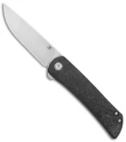 Kansept Knives Weasel Slip Joint Knife Shred Carbon Fiber (3.13" Stonewash)