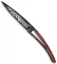 Deejo 37g Fox Ultra-Light Knife Frame Lock Knife Coral Wood (3.75" Satin)