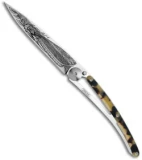 Deejo 37g Dark Turtle Dragonfly Linerlock Knife (3.75 Satin)