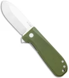 Wesn Goods Allman Liner Lock Knife OD G10 (2.75" Satin) WESN042