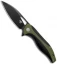 Bestech Knives Komodo Liner Lock Knife Black / Green G-10 (3.5" Black) BG26C
