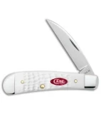 Case Cutlery Sway Back Folding Knife White Synthetic Sparxx (3.1" - TB6117 SS)