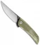 Bestech Knives Swift Liner Lock Knife Green Micarta (3.5" Two Tone)