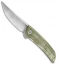 Bestech Knives Swift Liner Lock Knife Green Micarta (3.5" Satin)