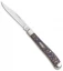 Case Slimline Trapper Knife 4.125" Black Sycamore Wood (71048 SS)