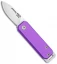 Bear & Son 109 Slip Joint Pocket Knife Purple Aluminum (1.5" Satin)