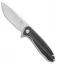 TuyaKnife Talisman Liner Lock Knife Black G-10 (3.5" Stonewash) R001B