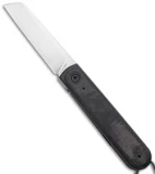 The James Brand Duval Liner Lock Knife Black Micarta (2.7" Black)