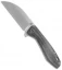 QSP Pelican Liner Lock Knife Black Micarta (3.6" Satin CPM-S35VN)