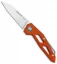 MKM Edge Slip Joint Knife Orange Aluminum (2.9" Satin)