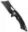 EOS Mini Nautilus Frame Lock Knife Titanium/Carbon Fiber Blackout (3" Black)