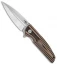 Bestech Knives Fin Liner Lock Knife Orange/Tan G-10 (3.6" Satin 14C28N)