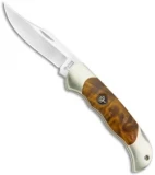 Boker Boy Scout Lockback Knife Curly Birch Handle (3.1" Satin) 117118