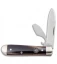 Boker Swell-End Jack Traditional Pocket Knife Synthetic Dark Horn (2.6" Satin)