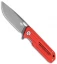 Bestech Knives Circuit Liner Lock Knife Red G-10 (3.3" Gray)