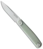 Real Steel Hel Compact Gslip Slip Joint Knife Natural G-10 (3.0" Satin)