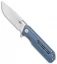Bestech Knives Circuit Liner Lock Knife Blue G10 (3.25" Satin)