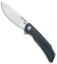 Bestech Knives Falko Liner Lock Knife Blue G-10/CF (3.8" Satin 154CM)