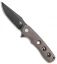 Bestech Knives Arctic Liner Lock Knife Brown G-10 (3.5" Black) BG33D-2