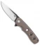 Bestech Knives Arctic Liner Lock Knife Brown G-10 (3.5" Two-Tone) BG33D-1