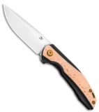 Kansept Knives Mini Accipiter Frame Lock Knife Copper (2.8" SW)