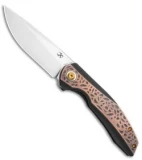 Kansept Knives Accipiter Frame Lock Knife Patina Copper (3.5" SW)