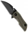 Bestech Knives 2500 Delta Frame Lock Knife Bronze Ti. (6.00" Black) BT2006D