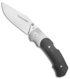 Viper Knives Turn Folding Black G-10/Ti Bolster (3.25" Satin) V5986GB
