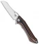 Bestech Knives Platypus Liner Lock Mixed Black G-10 (3.375" D2) BG28C