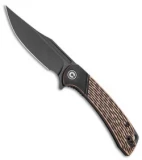 CIVIVI Dogma Liner Lock Knife Copper (3.5"  Black Stonewash) C2014B