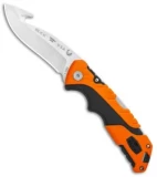 Buck Pursuit Pro Large Lockback Guthook Knife Black/Orange (3.5" Satin)