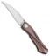 Bestech Knives Ivy Frame Lock Front Flipper Pink Ti (3" Satin)