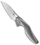 Bestech Knives The Reticulan Medium Frame Lock Knife Gray (3.25" Satin) T2003A