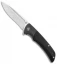 QSP Harpyie Liner Lock Knife Black G-10 (3.75" Satin)