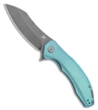 Kansept Knives Spirit Frame Lock Knife Green Titanium (3.58" Black Stonewash)